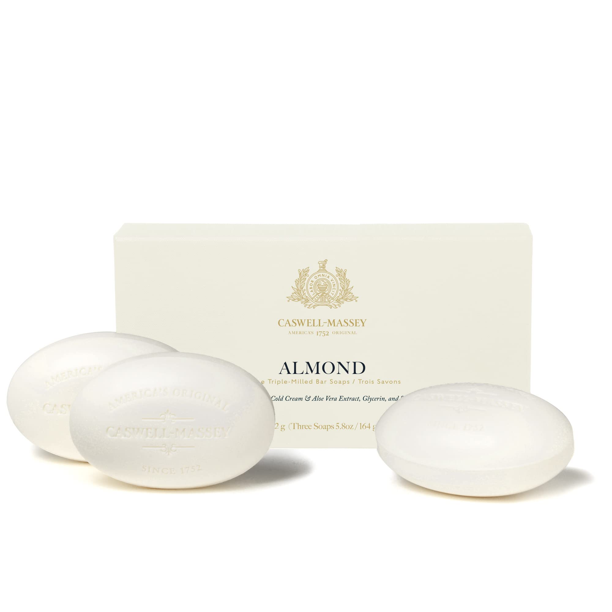 Buy CaswellMassey Triple Milled Luxury Bath Soap Set Almond Cold