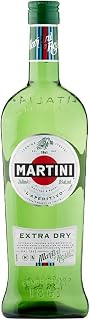 MARTINI Extra Dry Vermouth Aperitivo, Bright Italian White Vermouth Infused with Hand-Selected Botanicals, 15% ABV, 75cl / 750ml