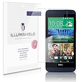 iLLumiShield - HTC Desire 610 Screen Protector Japanese Ultra Clear HD Film with Anti-Bubble and Anti-Fingerprint – High Quality (Invisible) LCD Shield – Lifetime Replacement Warranty – [3-Pack] OEM / Retail Packaging