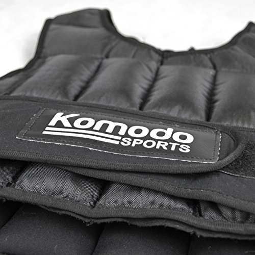 KOMODO Adjustable Weighted Vest 20KG Strength Training Gym Workout Fitness (20KG) - Image 3
