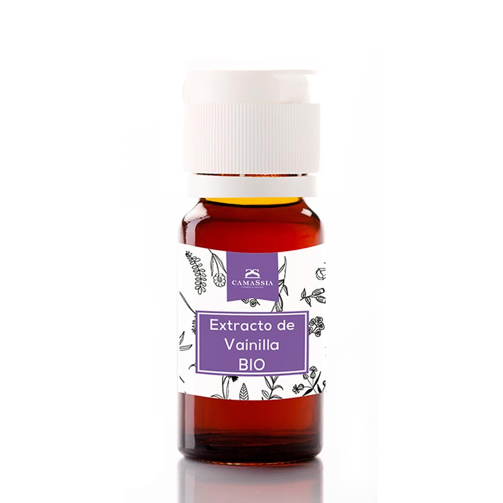 Camassia Extracto de vainilla BIO | Extractos de plantas | Vanilla planifolia - extracto hidroalcoholico natural | 5ml