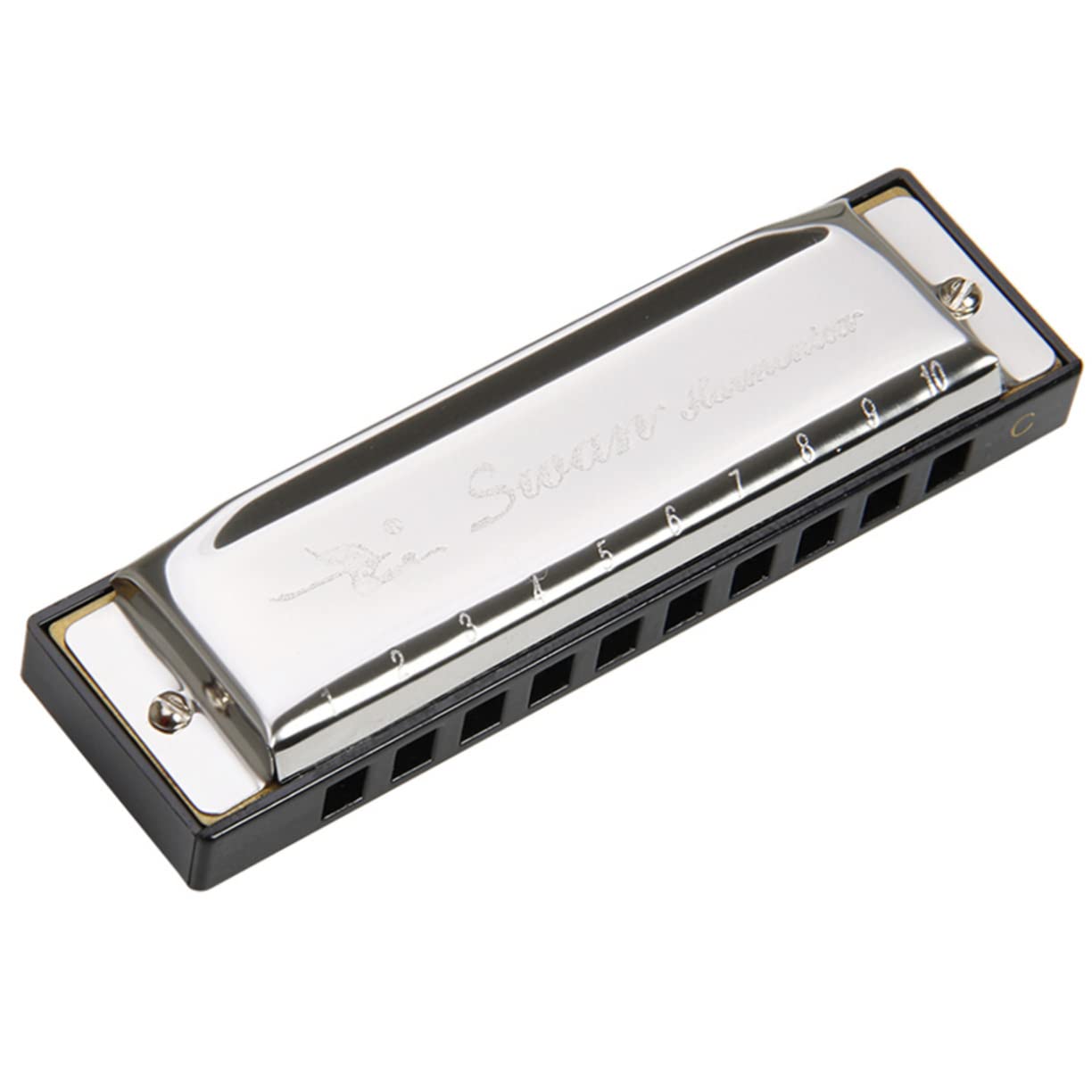 Abaodam 3pièces Harmonica Diatonique c Professionnel De Qualité Pour Musiciens Et Débutants