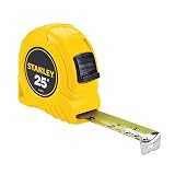 STANLEY 30-455 25ft 1-Inch Polymer Coated Blade Measuring Tape-Yellow/Black, Tru-Zero End Hook, ABS Case – view 4