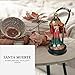 Santa Muerte Statue 5 inch, Grim Reaper Statue in Rainbow Robe, Reaper Figurine of Holy Death