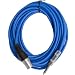 Seismic Audio - SATRXL-M25Blue - 25 Foot Blue XLR Male to 1/4 Inch TRS Patch Cable Snake Cords - Balanced