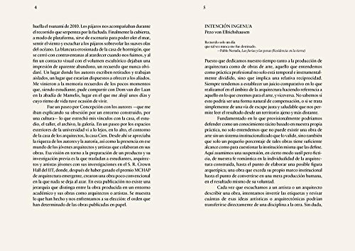 Intención ingenua Pezo von Ellrichshausen monographie plans