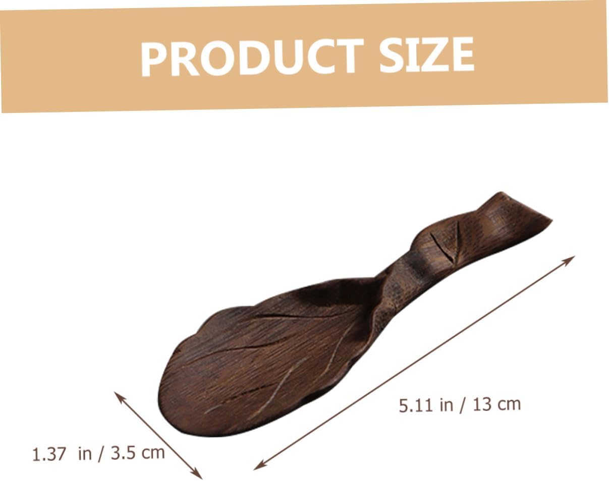 Tea Scoop Carved Tea Spoon Smooth Surface for Home Restaurant present Giving