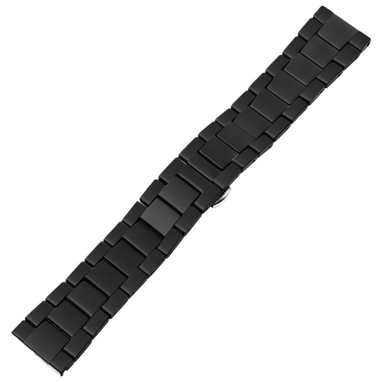 Bracelet montre céramique noir mat pour sublimer votre montre connectée au quotidien