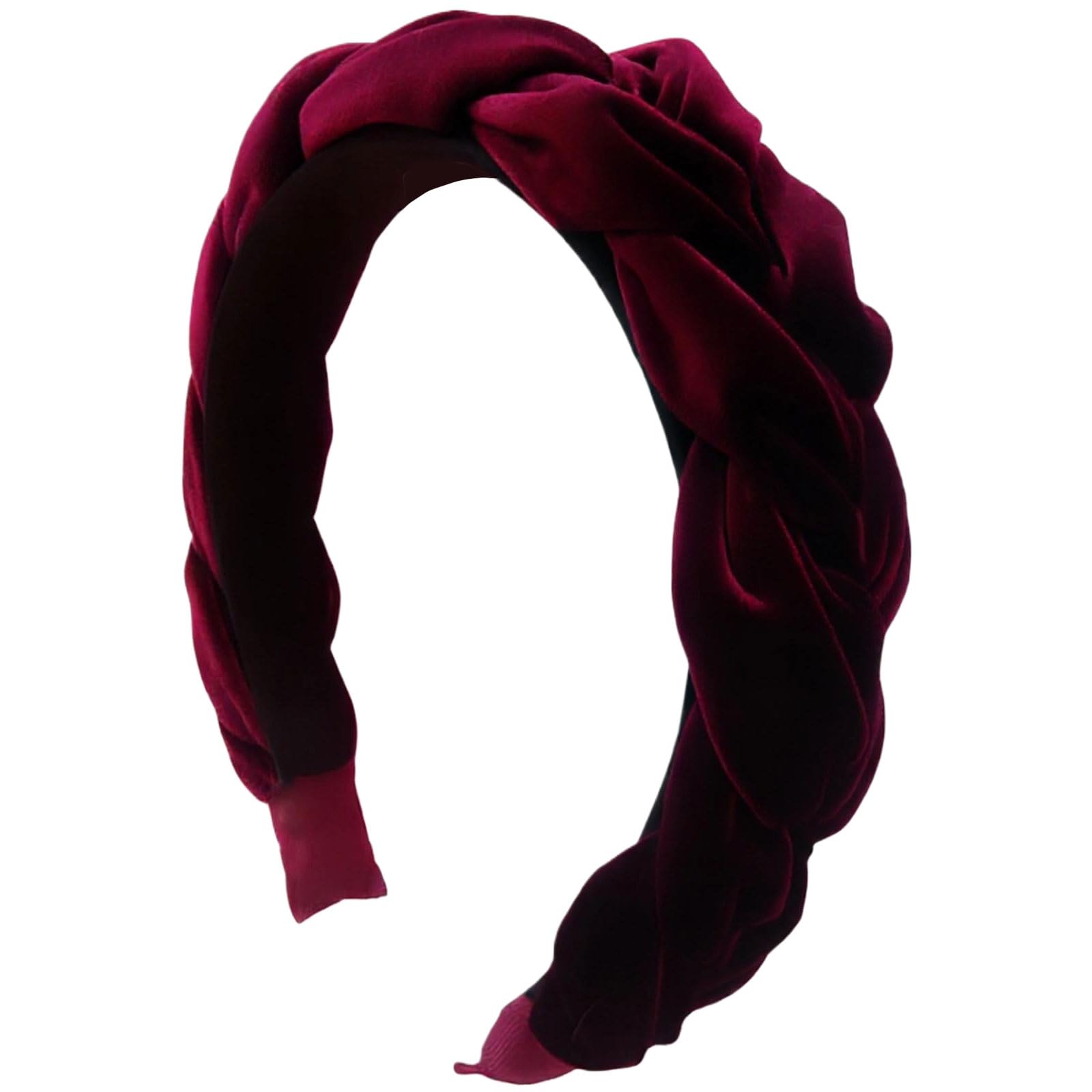 GWAWG Dirndl Hair Accessories Costume Velvet Hair Band Oktoberfest Accessories Oktoberfest Women's Costume Hair Band Headpiece for Women Girls (Mauve