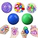 WISYME 5PACK Stress Balls for Adults Size 2.36 inches, Squishy Balls for Adults Stress Relief, Squishies Ball Sticky Balls, Squeeze Balls Colorful Balls
