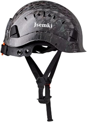 Jsemki Casco de construcción con ventilación para hombres y mujeres, aprobado por ANSI Z89.1, suspensión de 8 puntos