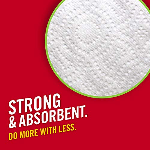Brawny Tear-A-Square Paper Towels, Quarter Size Sheets, 16 Count of 128 Sheets Per Roll