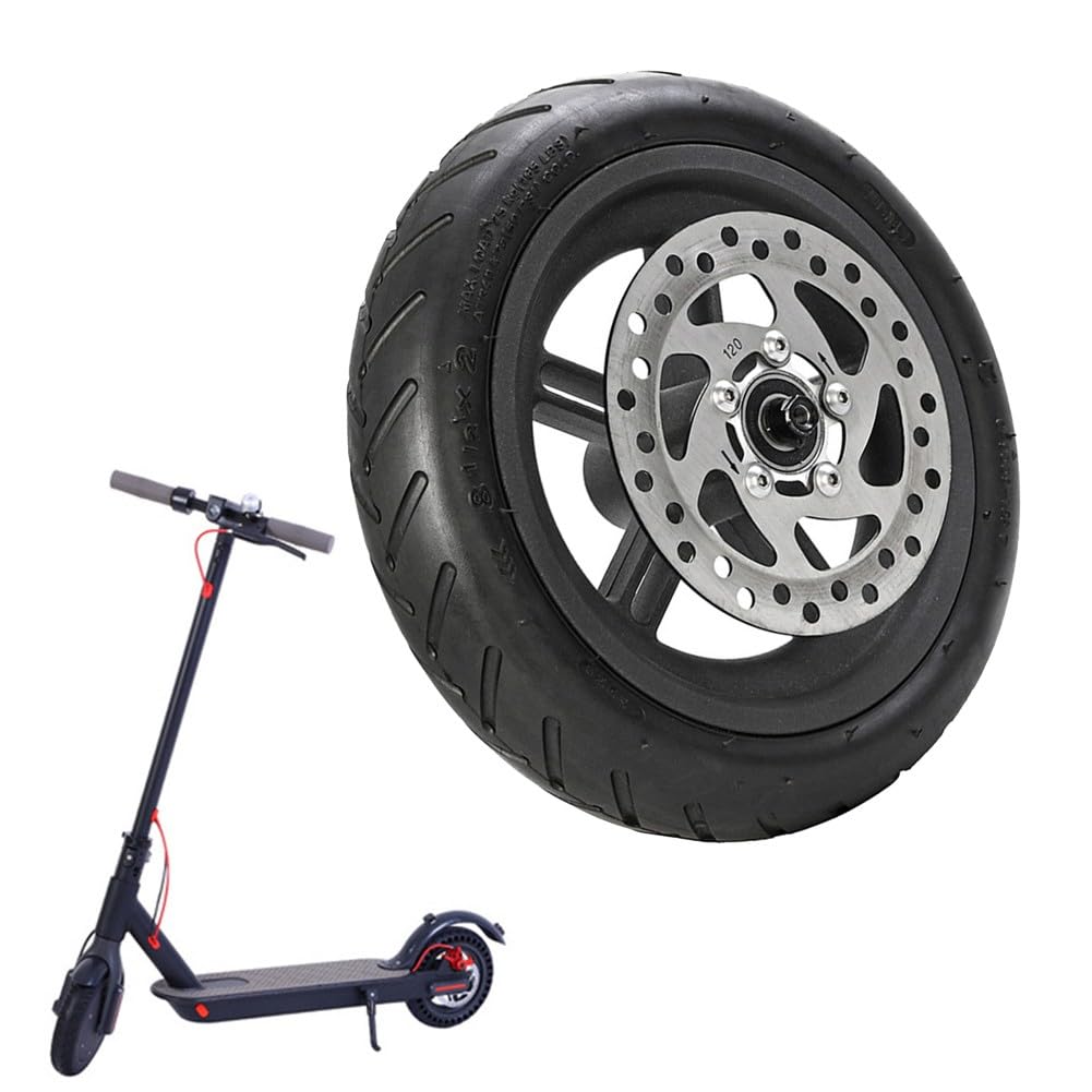 Roue arrière de trottinette électrique 8,5" avec frein à disque de 120 mm pour Pro/Pro2