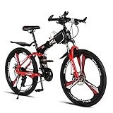 ★ grandes ruedas de 26 pulgadas mantener el impulso de rodadura;todo terreno banda de rodadura proporciona menor resistencia al rodamiento de los neumáticos típicos de bicicleta de montaña;silla acolchada se puede ajustar fácilmente para el sistema más adecuado;Manillar ligero altura permite, estilo de conducción más erguida