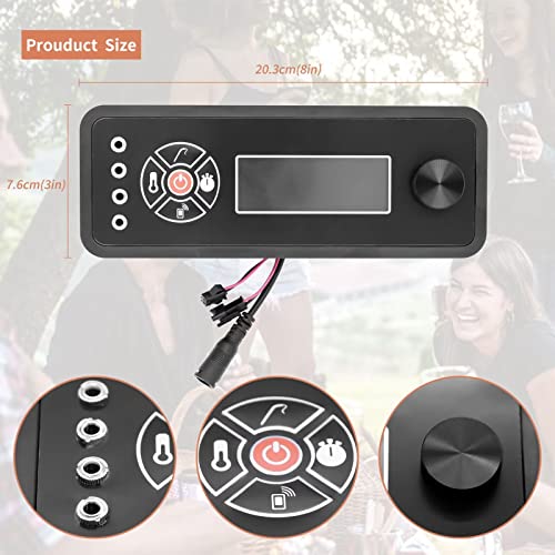 9904200043 Controller Compatible with Masterbuilt Gravity Series 800 Digital Charcoal Grill + Smokers, Digital Control Panel (Non-Wifi) for Model: MB20040122, MB20040221 Replacement Part - Thumbnail 3