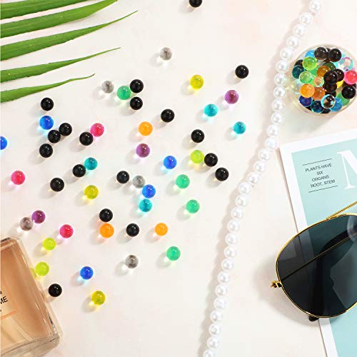 Eboot 20000 Packs Floral Water Pearls Gel Soil Water Crystal Beads Jelly Water Pearl Vase Filler (Black) #TOP4