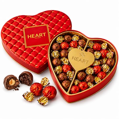 Italian Hazelnut Chocolate Truffles Gift Box