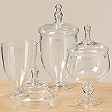 bonboniere glas mit deckel antik Stückpreis Vorratsdose Vorratsglas Bonboniere Glas mit Deckel Pokal Vase Stückpreis