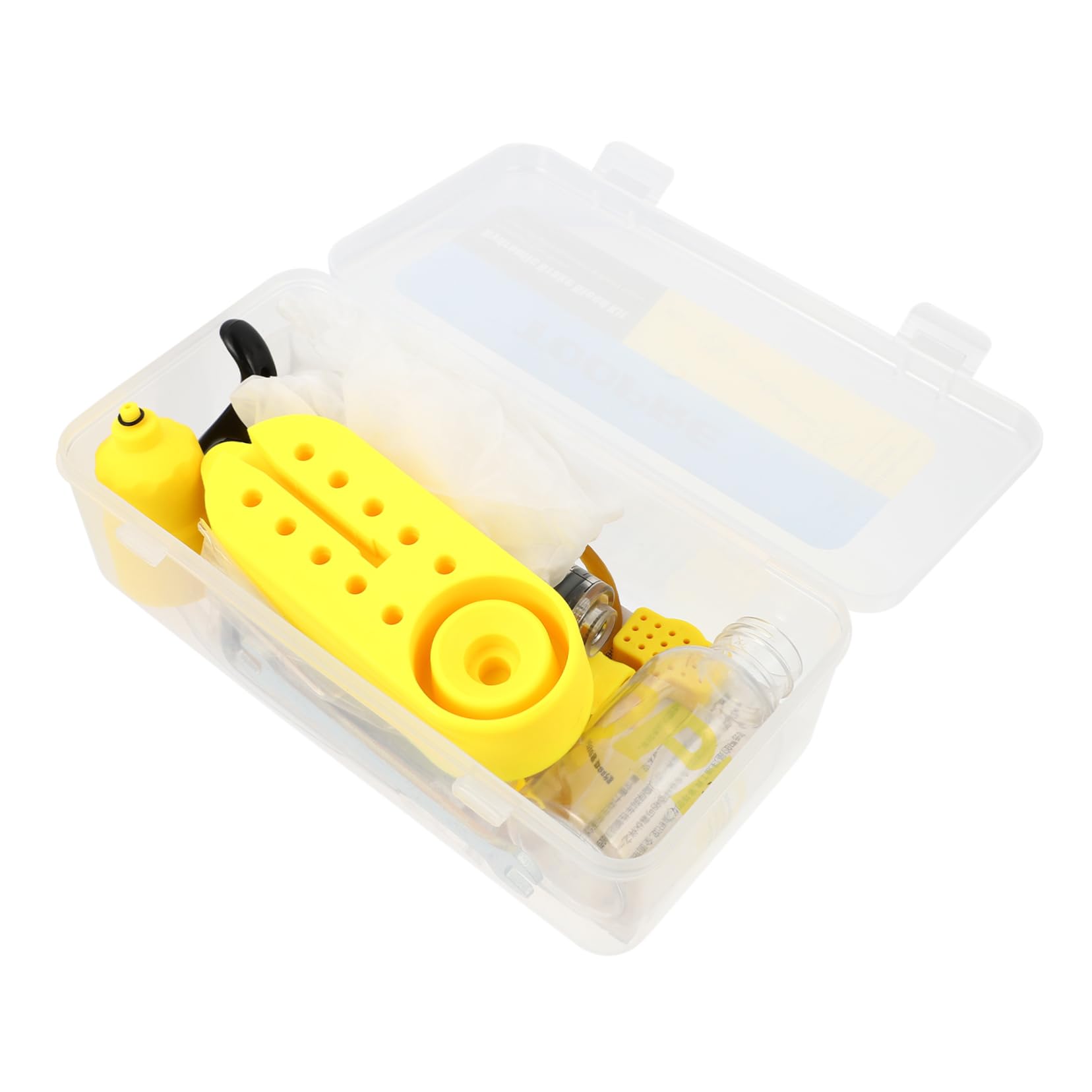 Toyvian Professionale per Bleed Freni Disco Idraulici per Bici Kit Riparazione per Freni con Accessori in Metallo Facile Usare Portatile Strumento per Cambio Olio per Amanti della