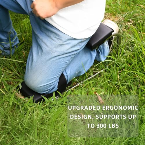 Unmake Ergonomic Knee Seat, Kneeler Seat for Gardening Farm Work - Optimal Knee Protection, Ankle Support, Durable Thick Kneeling Pad & Galvanized Steel - Image 5