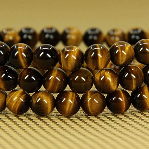 Image of Handmade Gem Semi Precious Gemstone 6mm Round Beads Stretch Bracelet 7 inch Unisex