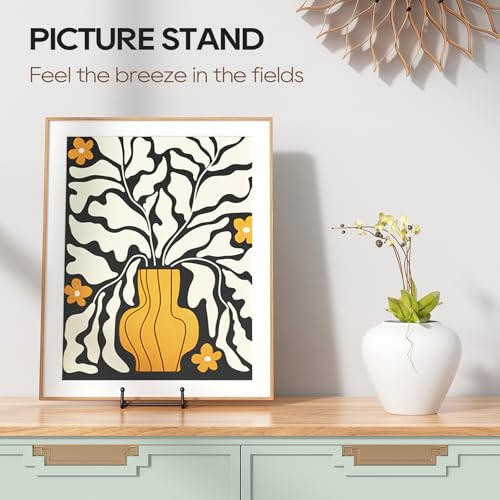 Image of 3 Pack 12 Inch Plate Stands for Display Metal Picture Stand Plate Holder