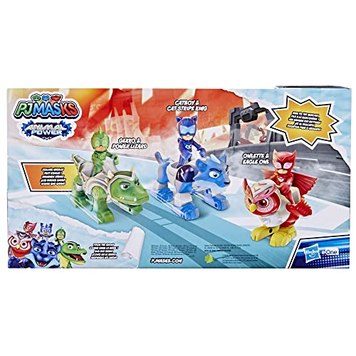 Pj Masks Power Hero Animal Trio Playset, With 3 Cars And Action Figures, Preschool Toys, Superhero Toys For 3 Year Old Boys And Girls And Up #TOP1