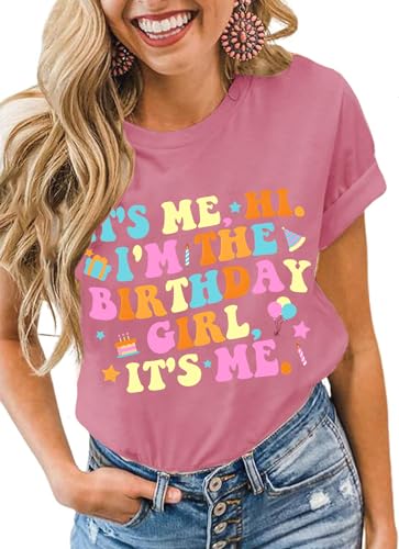 Image of Happy Birthday Shirts for Women Cute My Day My Way Birthday Girl T Shirt