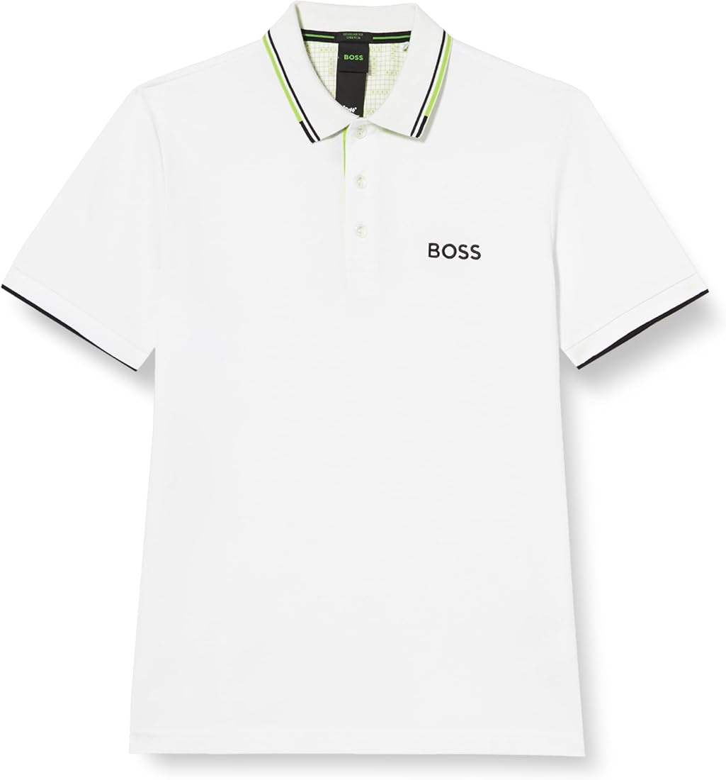 Buy BOSS Mens Paddy Pro 10226584 01 Polo Shirt, 107 Natural, M at