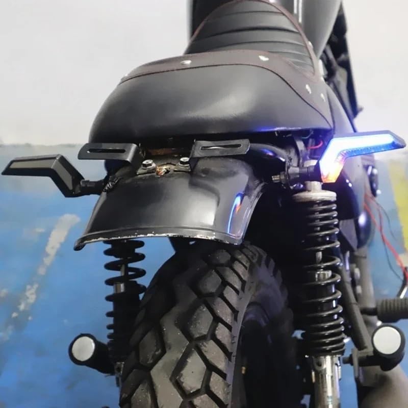 Clignotants LED pour moto 12V feux arrière de jour haute visibilité anti collision - 5