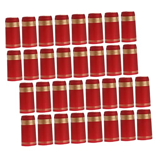 Garneck 200pcs Heat Shrink Capsules Wine Bottle Packaging Shrink Wrap for Wine Easy to Use Plastic Wine Stoppers