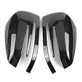  Dibiao Un par de fibra de carbono lado externo del espejo retrovisor cubierta de la tapa para Mercedes A B C E GLA clase W204 W212
