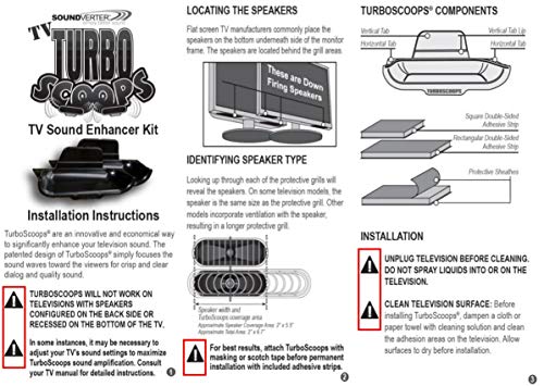 A TV Sound Bar Alternative: Affordable TV Accessory Gives Your TV Sound Wave's a Boost and Focused in The Right Direction, Your Ear's, not Bouncing Aimlessly All Over! Crisp Clear Sound for Less. - Thumbnail 2