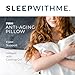 sleepwithme. Beauty Firm Low Profile Sleeping Pillow Anti-Aging Side, Back & Stomach for Neck and Shoulder Pain, Ergonomic Orthopedic Cervical Support Pillow Cooling Contour Memory Foam Pillow