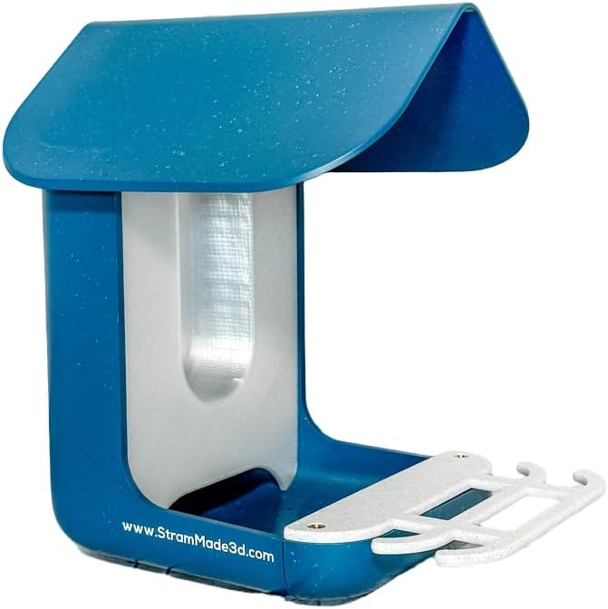 Integrated Double Perch for Bird Buddy (Red, Perch Only)