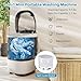Giantex Portable Mini Washing Machine, 5.5 lbs Capacity Small Compact Laundry Washer with Spin Tub & Drain Hose, Semi-automatic Washer Machine for Apartment Dorms RV Home (Grey)