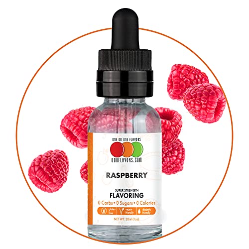 OOOFlavors Raspberry Flavored Liquid Concentrate Unsweetened (30...