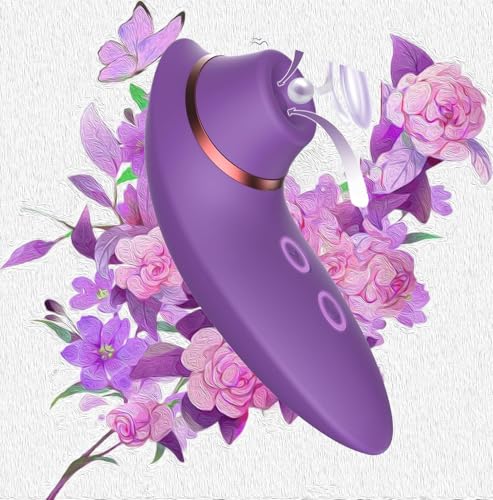 2026 New for Women Silent Viboators Toys Soft Clitioral Sucker Tool Clitotial Viboators Toys for Women Clitioral Sucker Suction Toy-Handheld Electric Massager YBG88 (Purple 1)