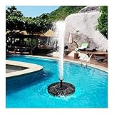 Es ist ein energiesparende Solar-Brunnen geeignet für Gartendekoration, Vogelbad, Aquarium, Teich, Wasserzirkulation für Sauerstoff.