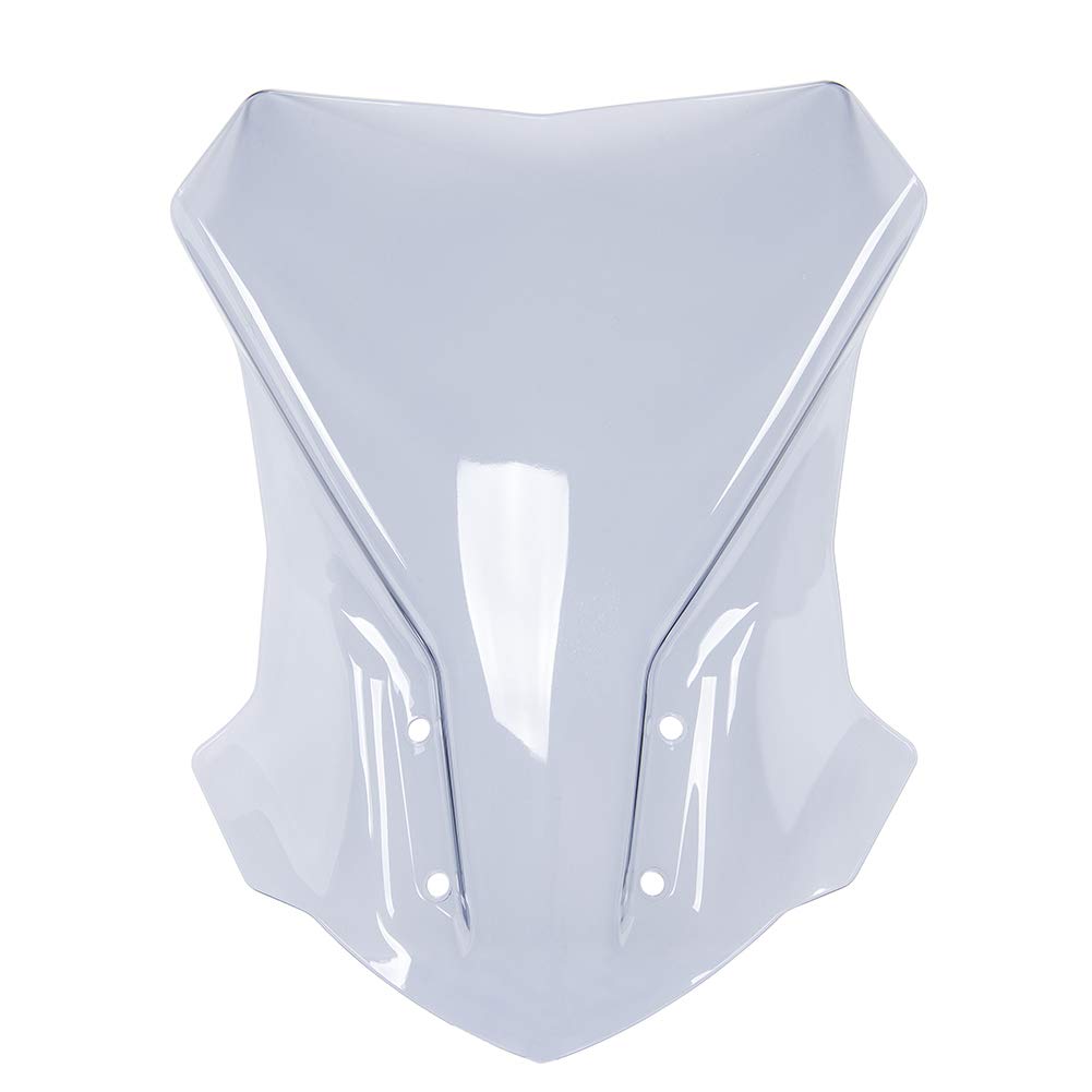 Motorcycle Front Windscreen Windshield Compatible with BMW G310GS G-310-GS 2017 2018 2019 2020 2021 2022 2023 2024 Wind Fairing Deflector (Light Smoke)