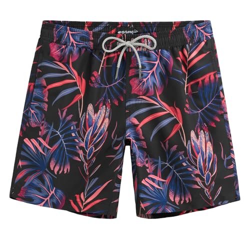 Image of maamgic Mens Swim Trunks Quick Dry Swim Shorts with Mesh Lining Funny Swimwear Bathing Suits 7inch