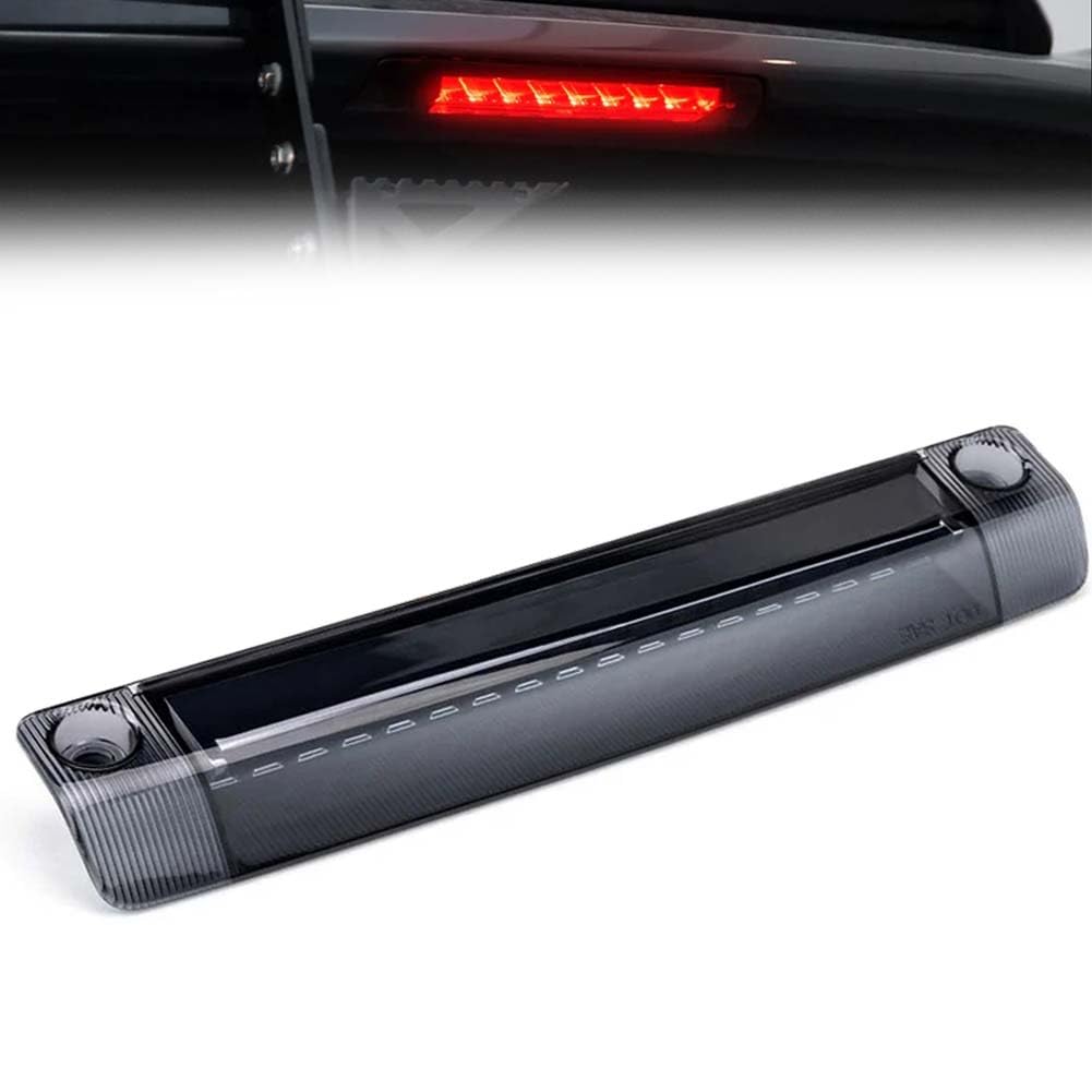 VANKUB Third Brake Light for Toyo-ta 4Runner Highlander Prius Sienna, Rear Center High Mount Stop Light, 3rd Brake Light Smoked Rear Cab LED Brake