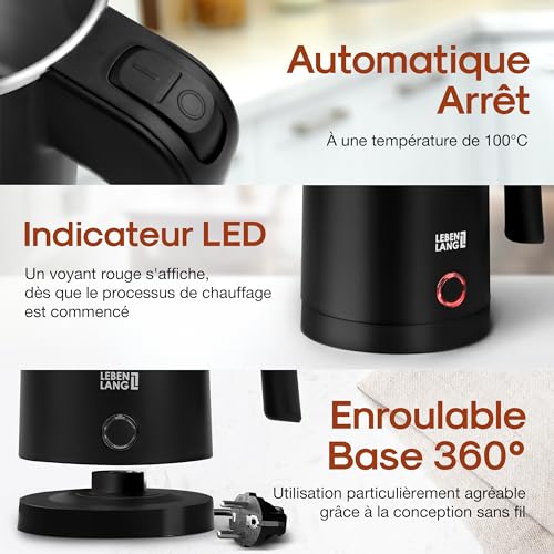 Bouilloire Electrique Petit Format 600W en Acier Inoxydable Durable - 7
