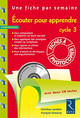  Écouter pour apprendre (+ 2 CD audio) Francais PDF