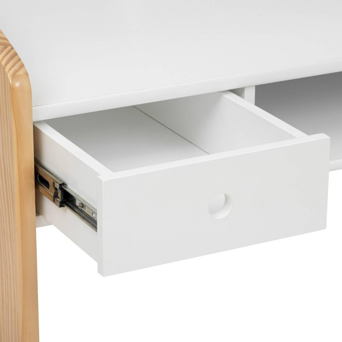 Atmosphera - Bureau Enfant Primaire l100cm Blanc en Bois