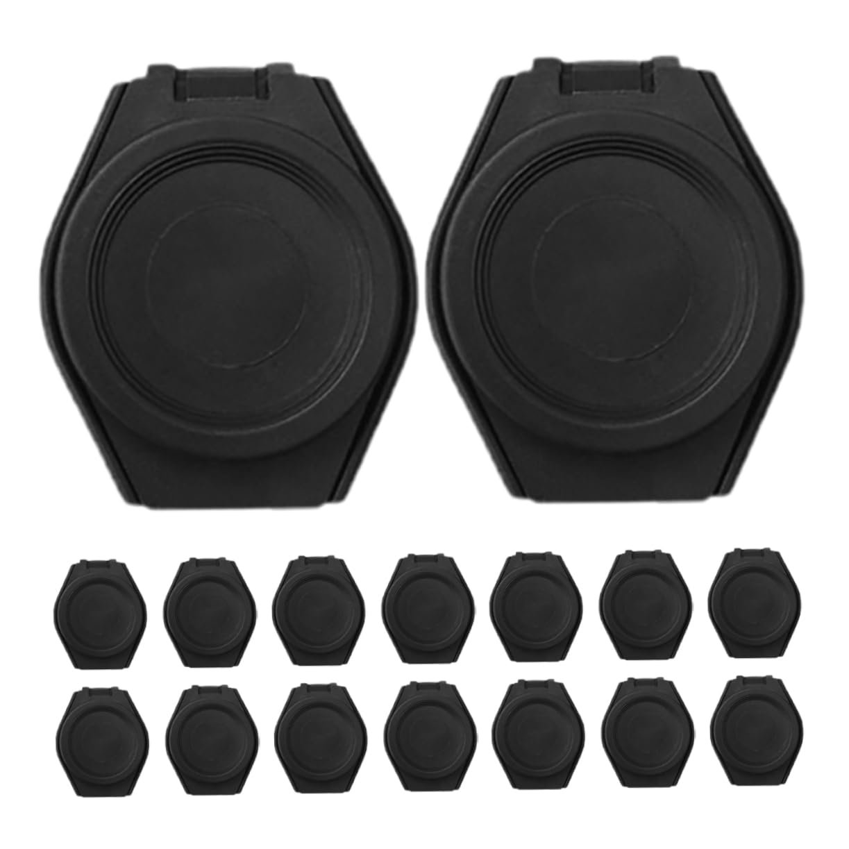Gadpiparty 16pcs Webcam Cover Slide Durable Camera Protector for Enhanced Privacy Peep Design Compatible with Laptops and Tablets Easy Installation Black-image-48