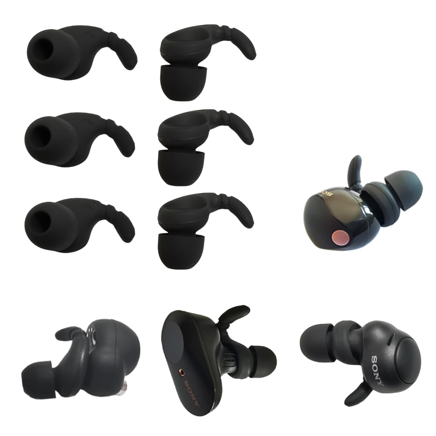 【COMPLYイヤーチップ付き】SONY WF-1000XM5 Comply Foam Sony WF-1000XM5 Ear Tips - Upgrade Now!