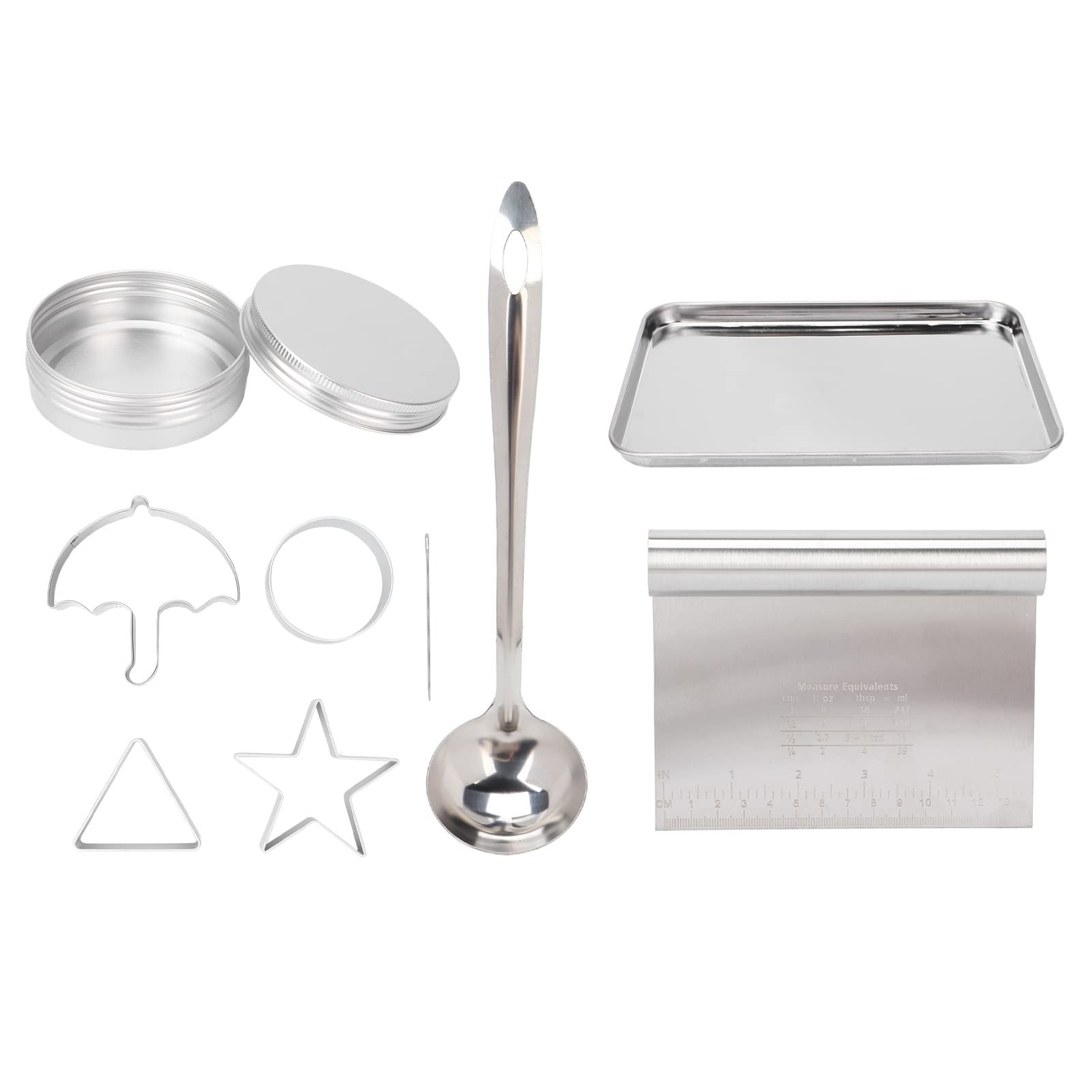 Kit de moldes para galletas DIY, herramienta para hacer dulces de azúcar de acero inoxidable, juguete de decoración para fiestas de Halloween para juegos y manualidades, 4 formas