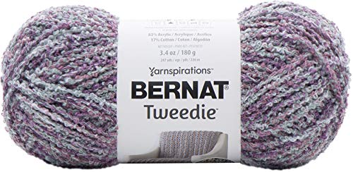Bernat Yarn TWEEDIE FRNCH LILC, French Lilacs, One Size