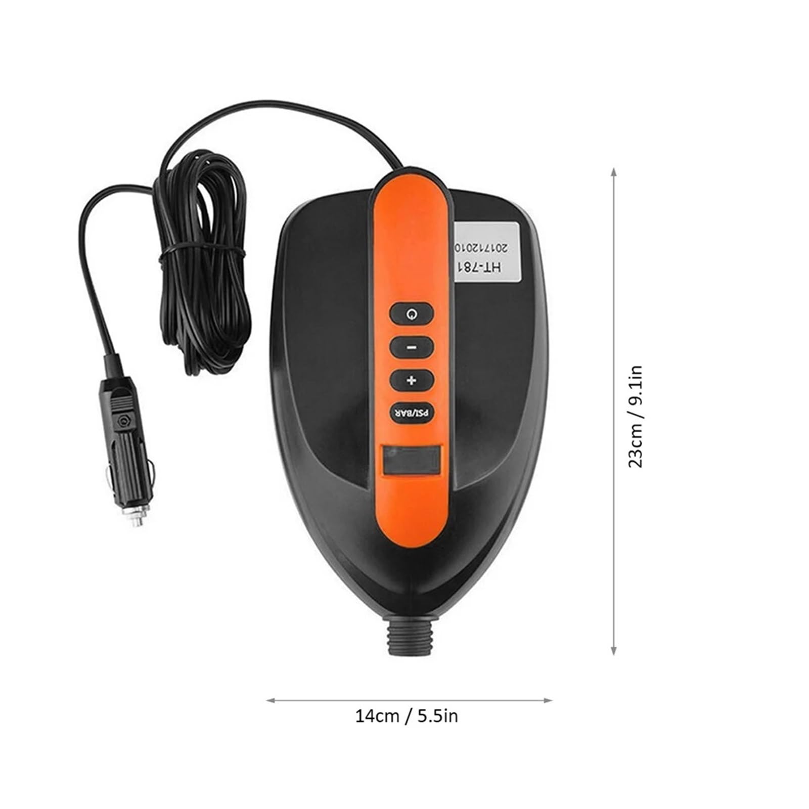 Bomba De Aire Eléctrica con Apagado Automático For Inflar Y Desinflar Tablas Surf Paddle InflacióN Y DeflacióN RáPidas
